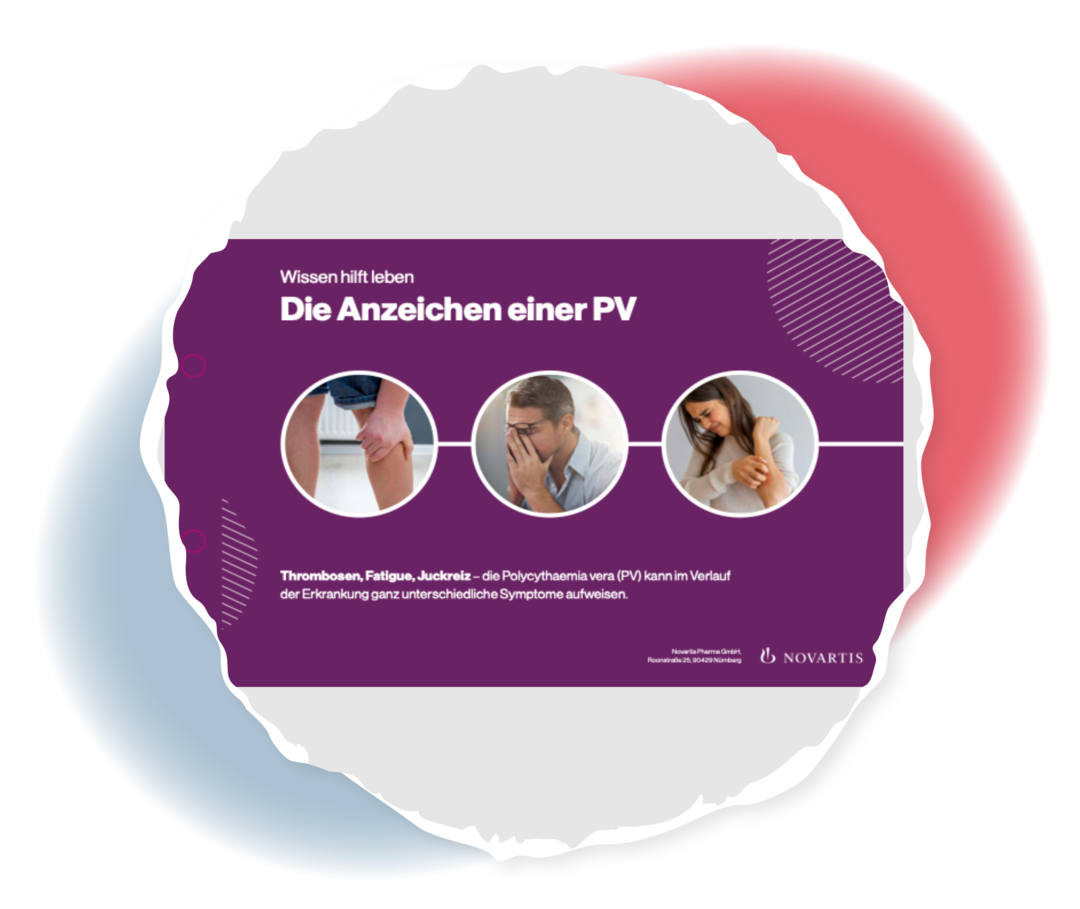 Titelseite der Themenkarte „Die Anzeichen einer PV“.