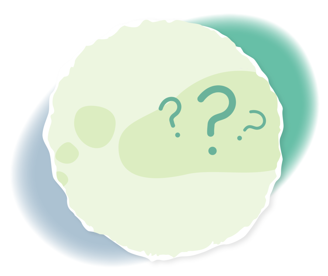 Eine Grafik, die mehrere Fragezeichen zeigt.