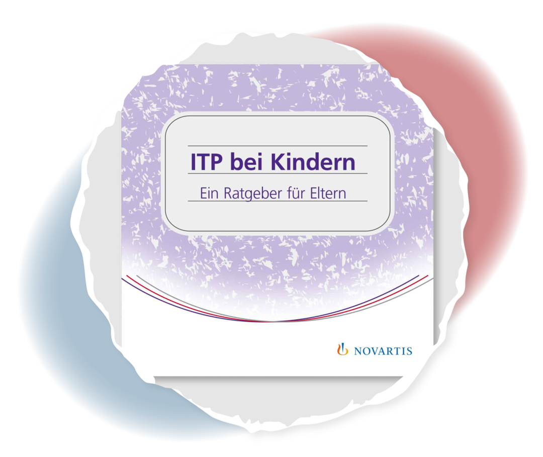 Leben mit ITP: Patientenbroschüre für ITP bei Kindern Vorschaubild für die Patientenbroschüre „ITP bei Kindern: Ein Ratgeber für Eltern“.