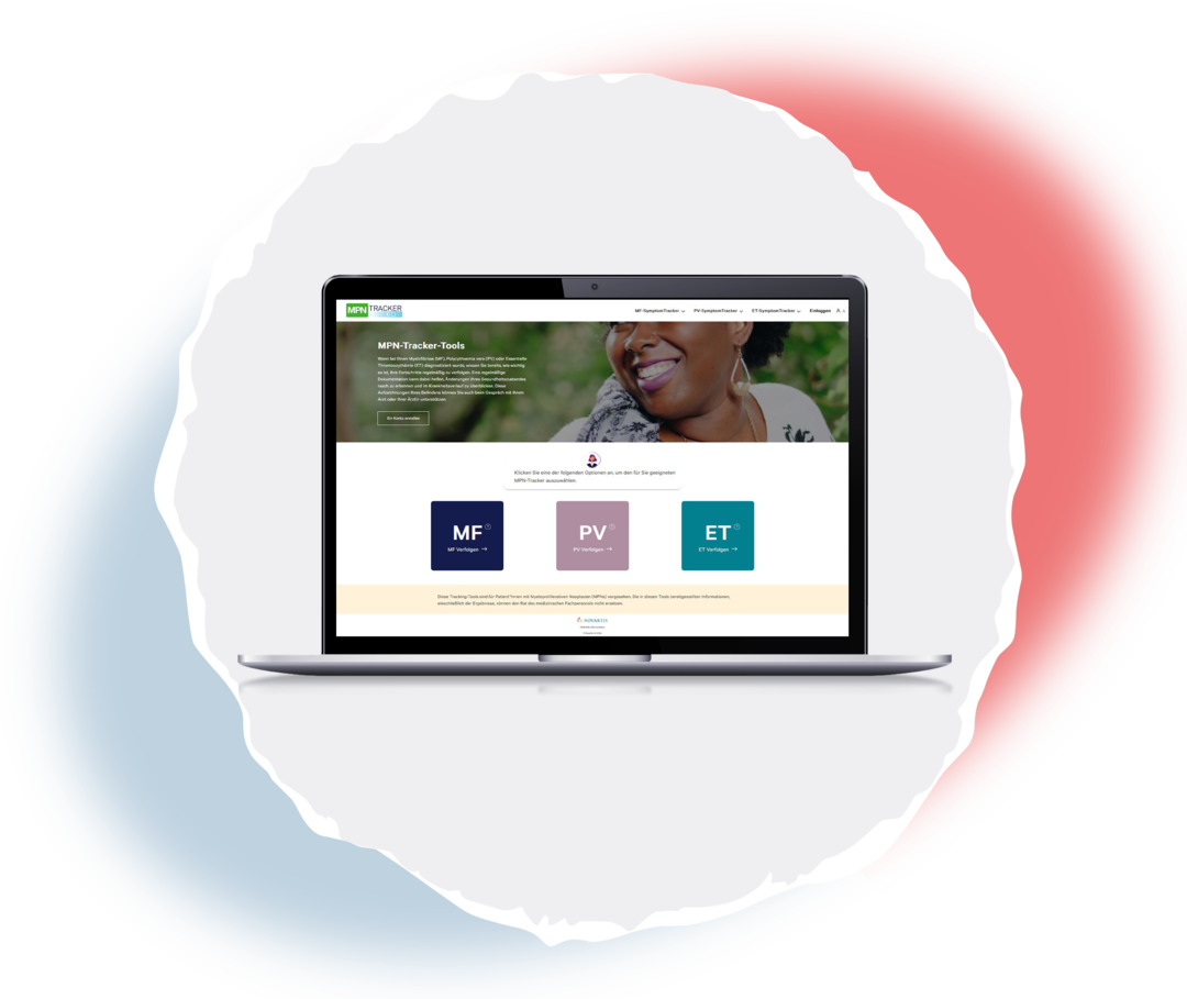 Ein Laptop, auf dem der MPN-Tracker angezeigt wird.