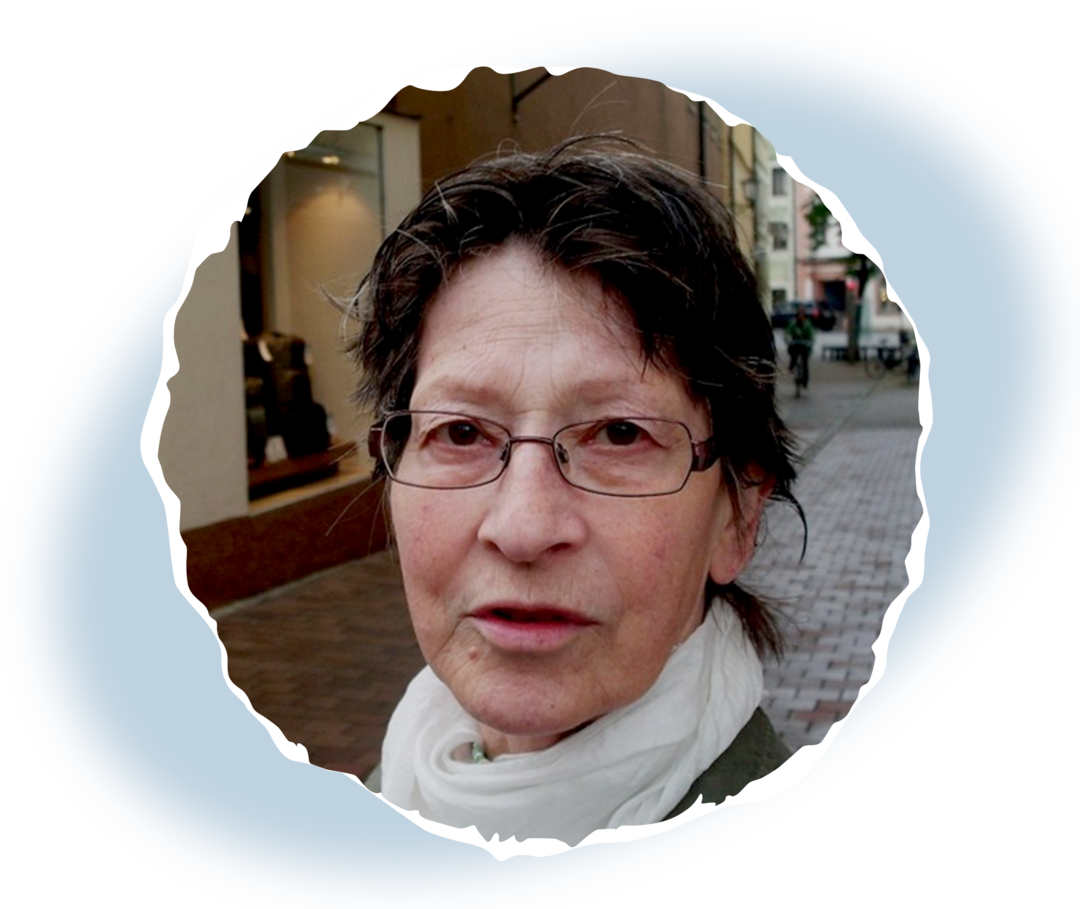 PV-Betroffene Inge Bäumle Inge Bäumle blickt in die Kamera