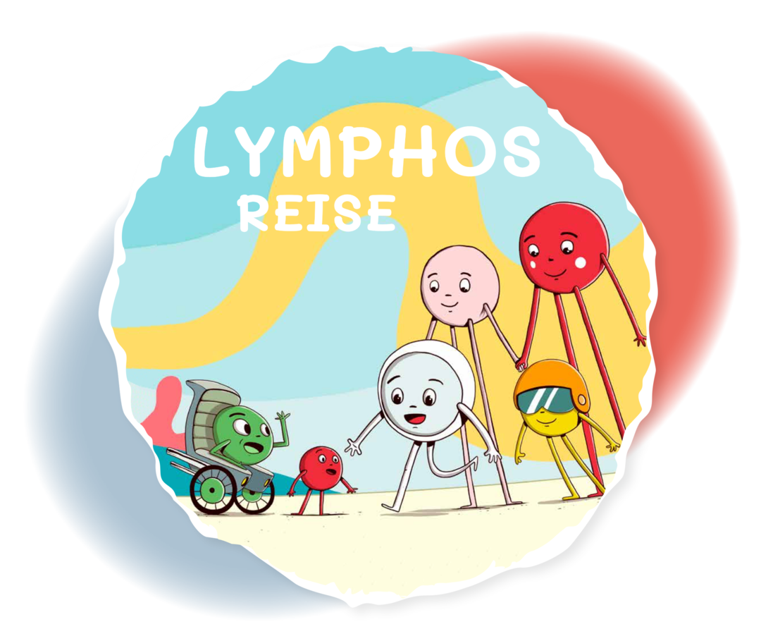 Titelbild des ALL-Kindercomics „Lymphos Reise“.