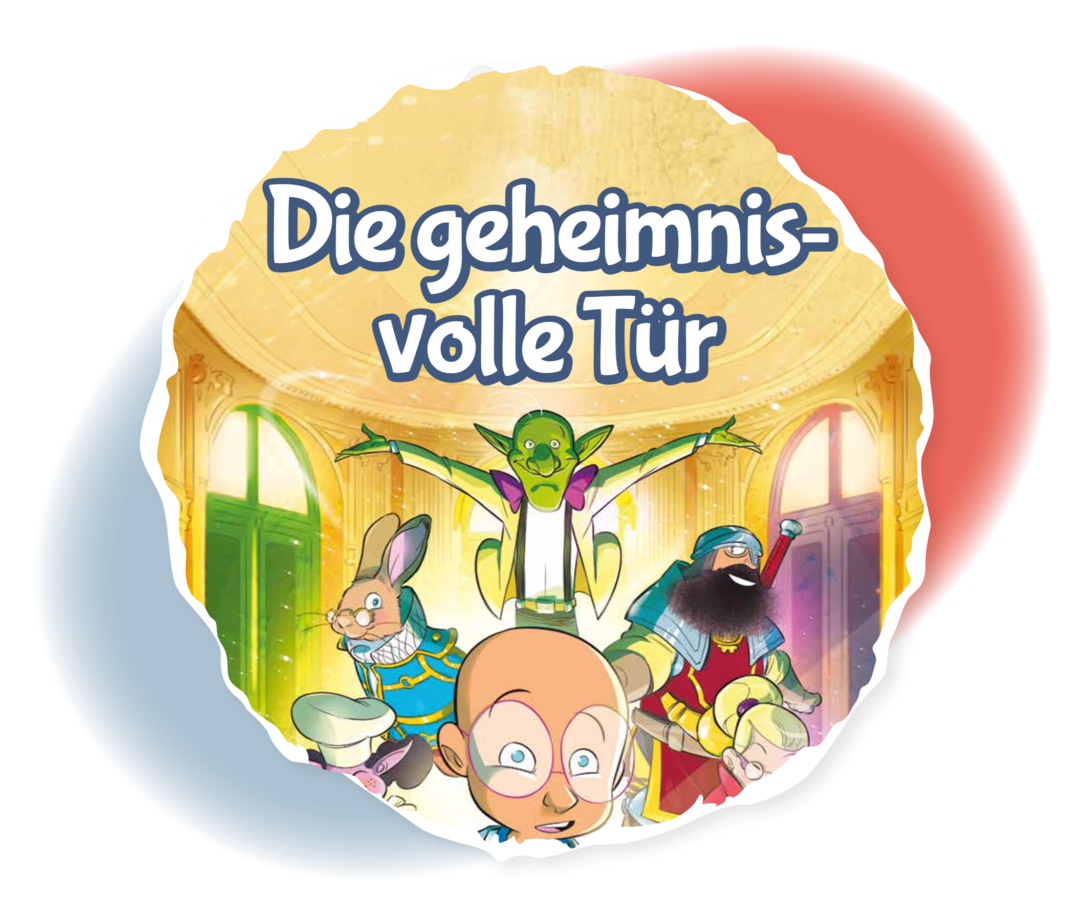 Blutkrankheiten: ALL-Kindercomic „Die geheimnisvolle Tür“ Titelbild des ALL-Kindercomics „Die geheimnisvolle Tür“.