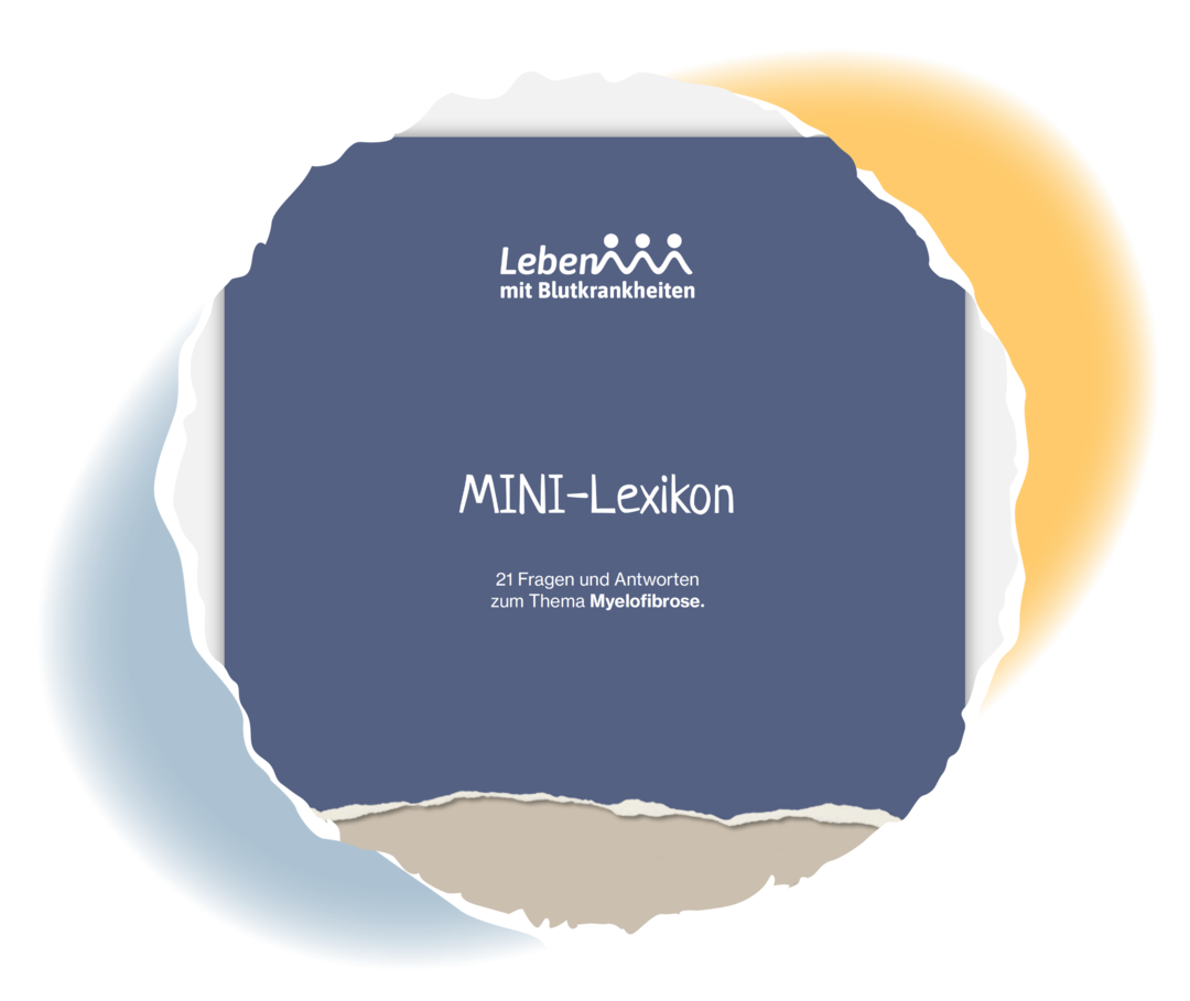 Titelblatt des Mini-Lexikons für MF-Patient*innen.